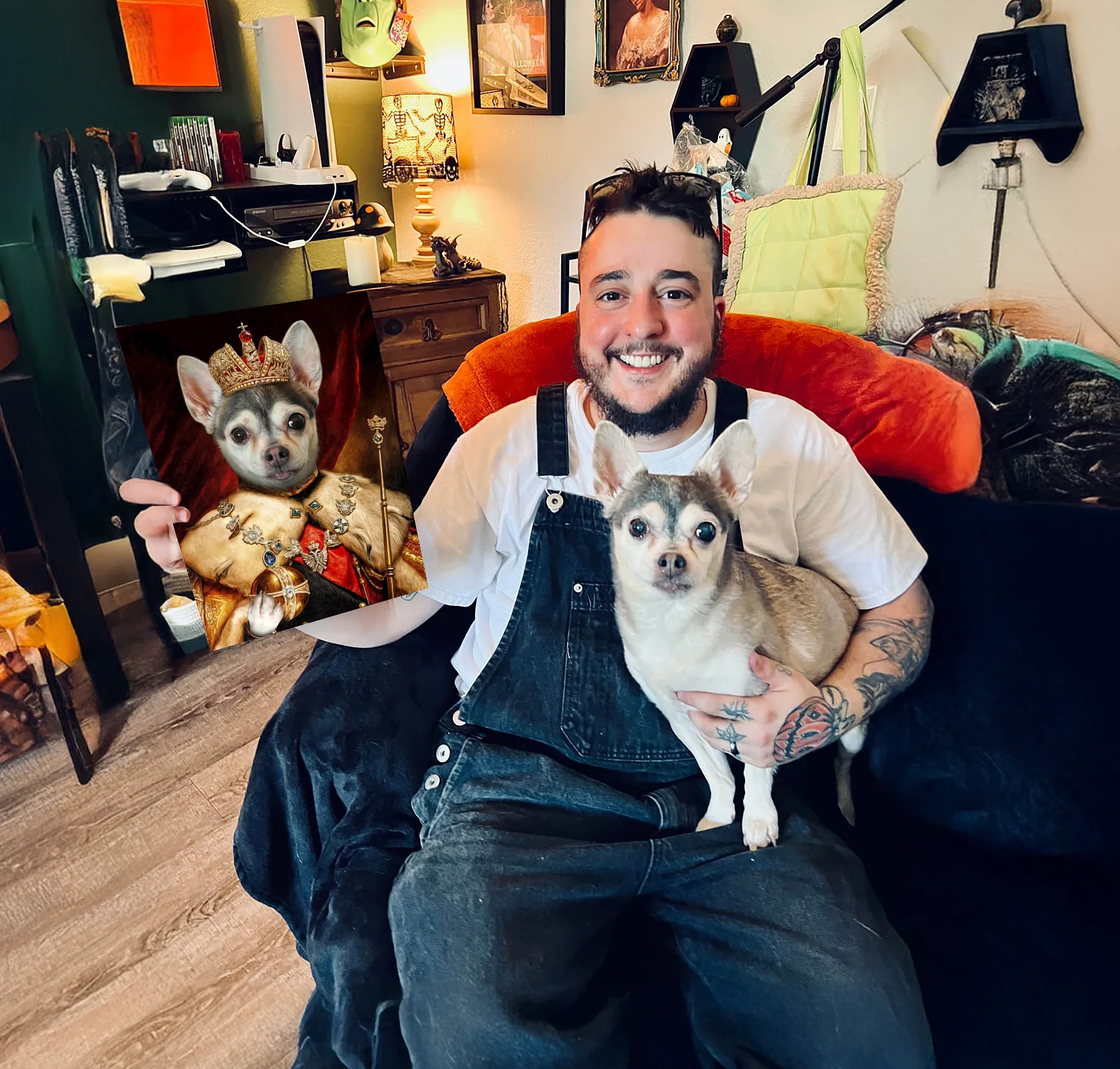 The Prince Ruler Pet - Custom Pet Portrait